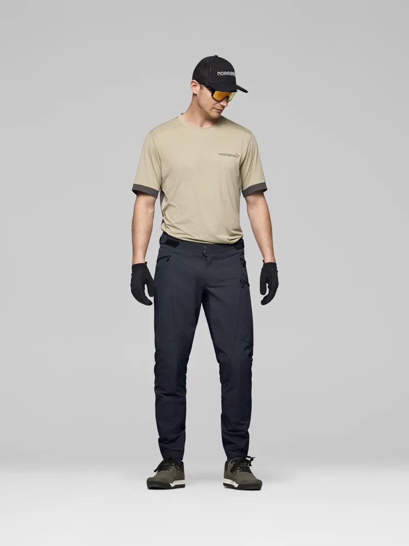 Norrona Men's Fjørå Flex1 Tech Pants in Caviar Black-3