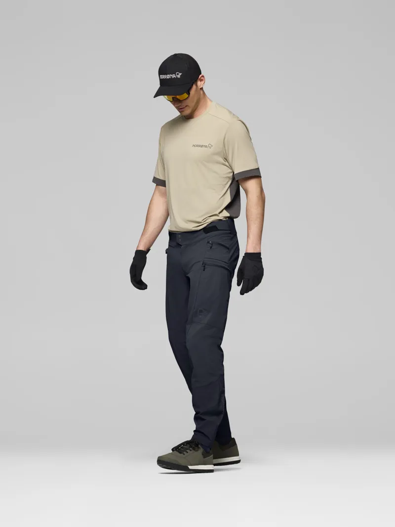 Norrona Men's Fjørå Flex1 Tech Pants in Caviar Black-5