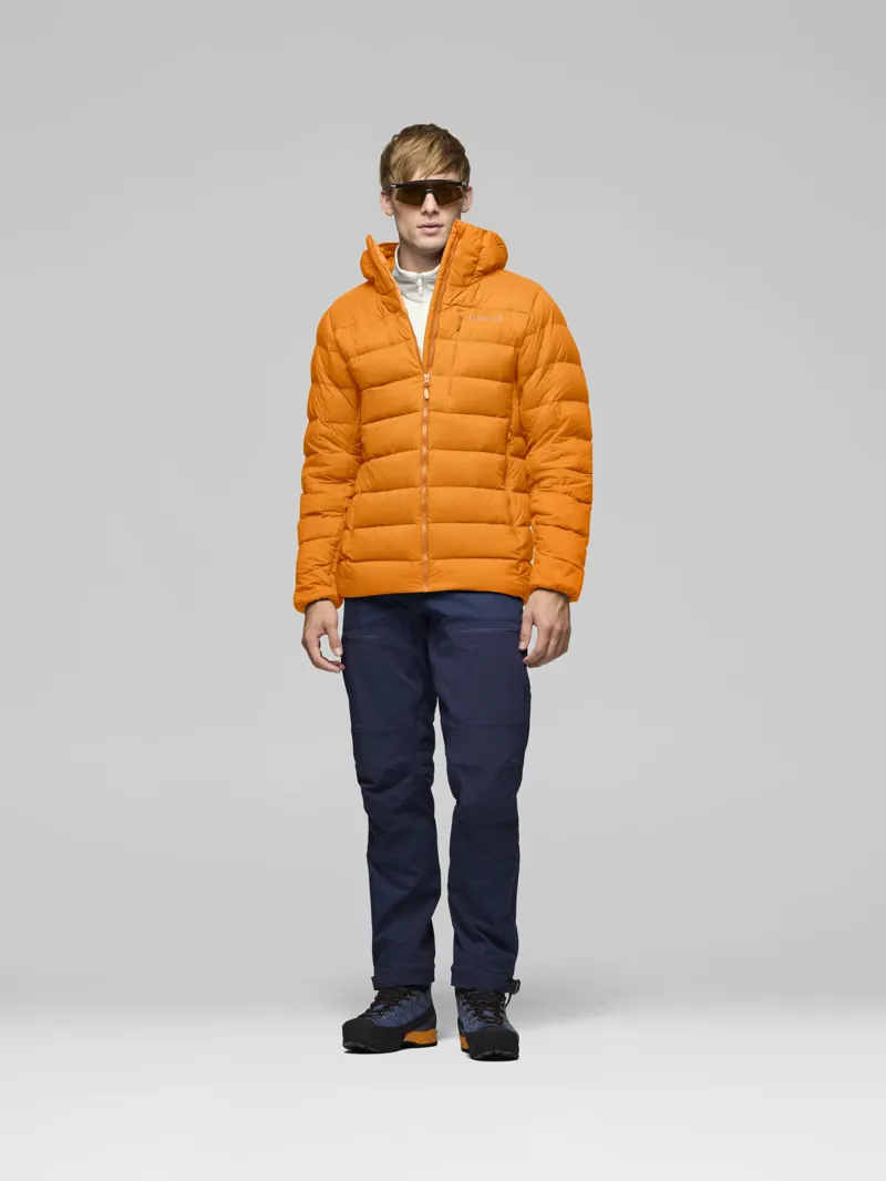 Norrona Men's Femund Down700 Zip Hood in Exuberance-3