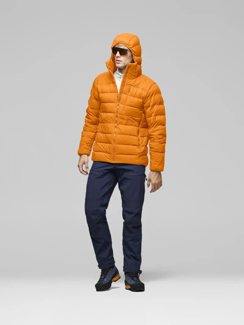 Norrona Men's Femund Down700 Zip Hood in Exuberance-4