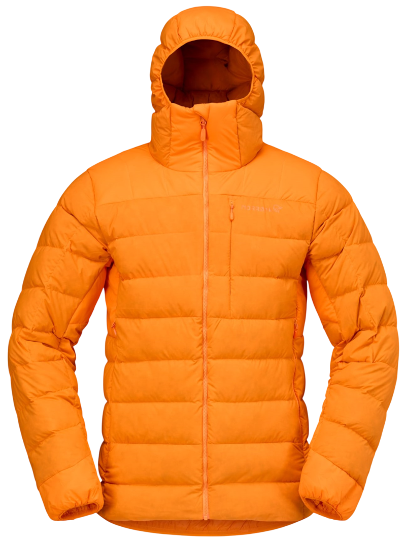 Norrona Men's Femund Down700 Zip Hood in Exuberance