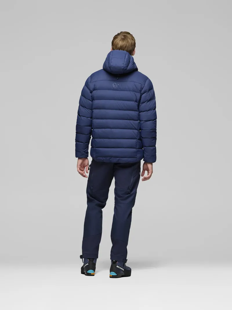 Norrona Men's Femund Down700 Zip Hood in Indigo Night-6