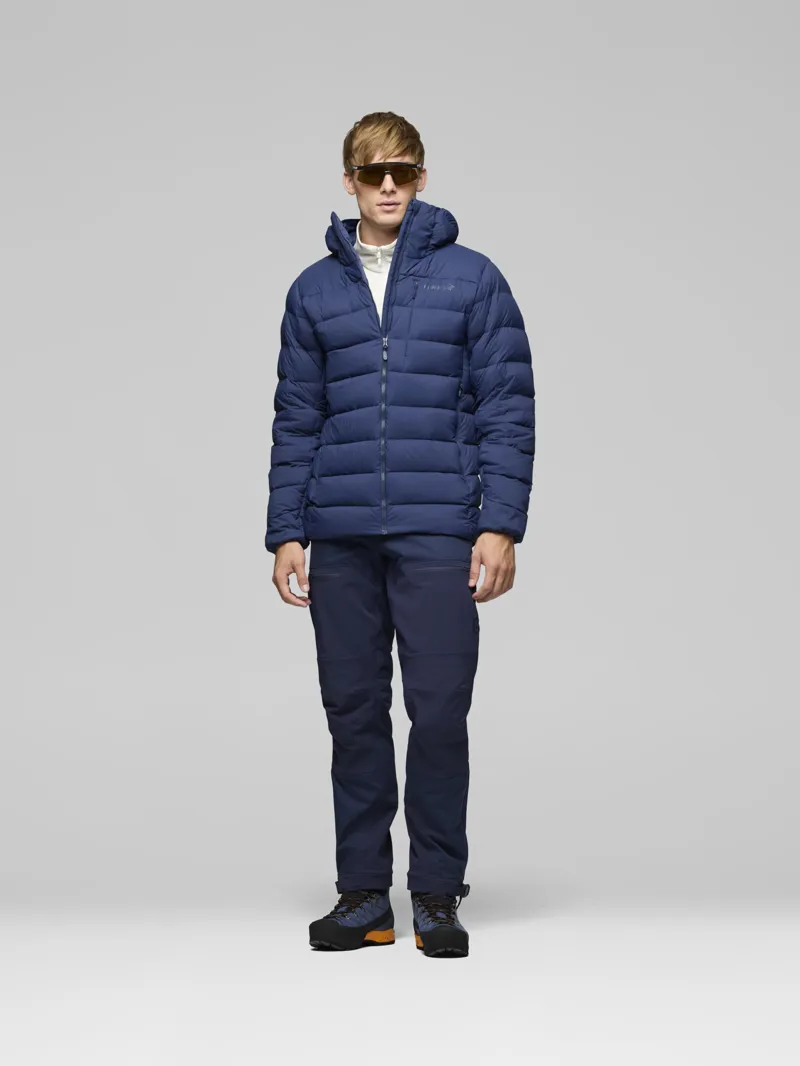 Norrona Men's Femund Down700 Zip Hood in Indigo Night-3