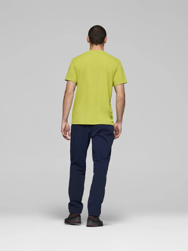 Norrona Men's Femund Tech T-Shirt in Golden Lime-5