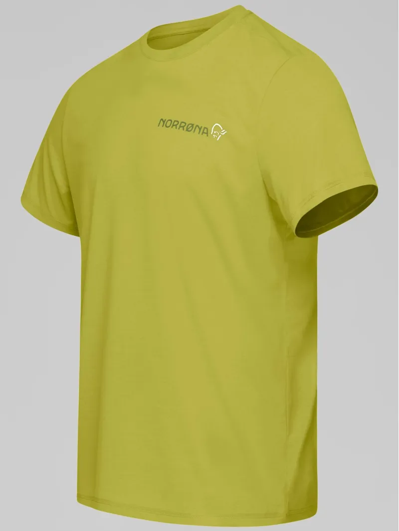 Norrona Men's Femund Tech T-Shirt in Golden Lime-1