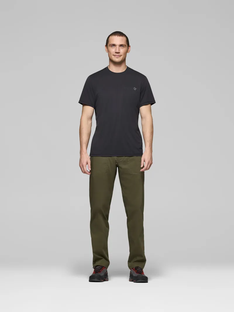 Norrona Men's Femund Tech T-Shirt in Caviar Black-3