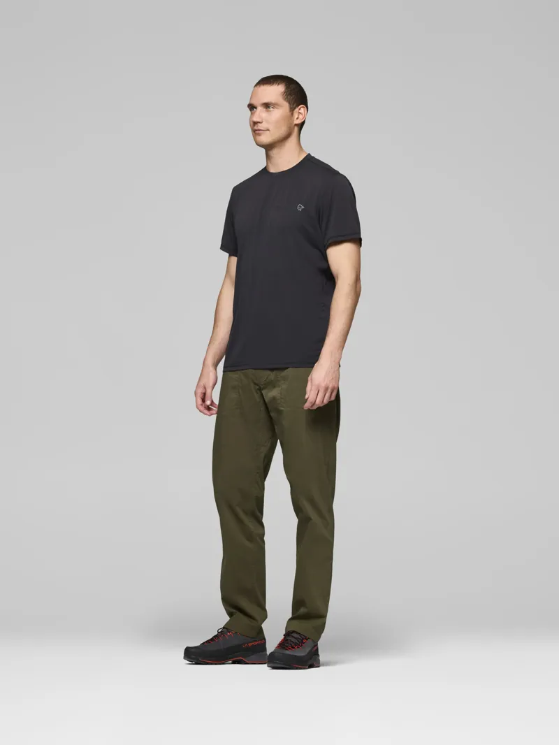Norrona Men's Femund Tech T-Shirt in Caviar Black-4