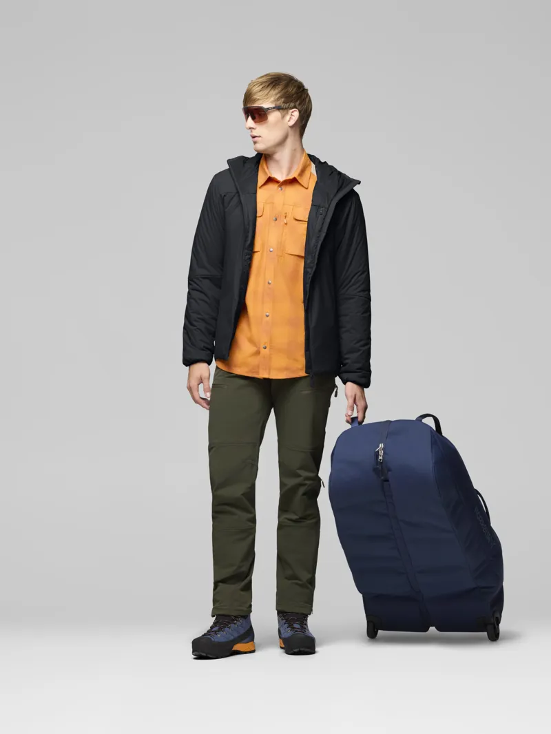 Norrona Men's Femund Thermo60 Zip Hood in Caviar Black-5