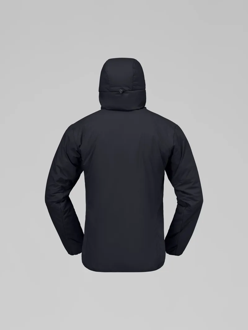 Norrona Men's Femund Thermo60 Zip Hood in Caviar Black-2