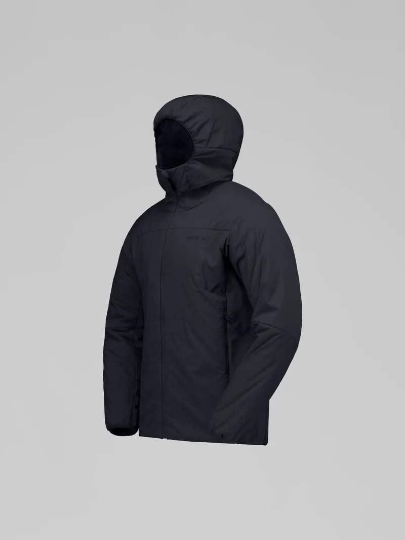 Norrona Men's Femund Thermo60 Zip Hood in Caviar Black-1