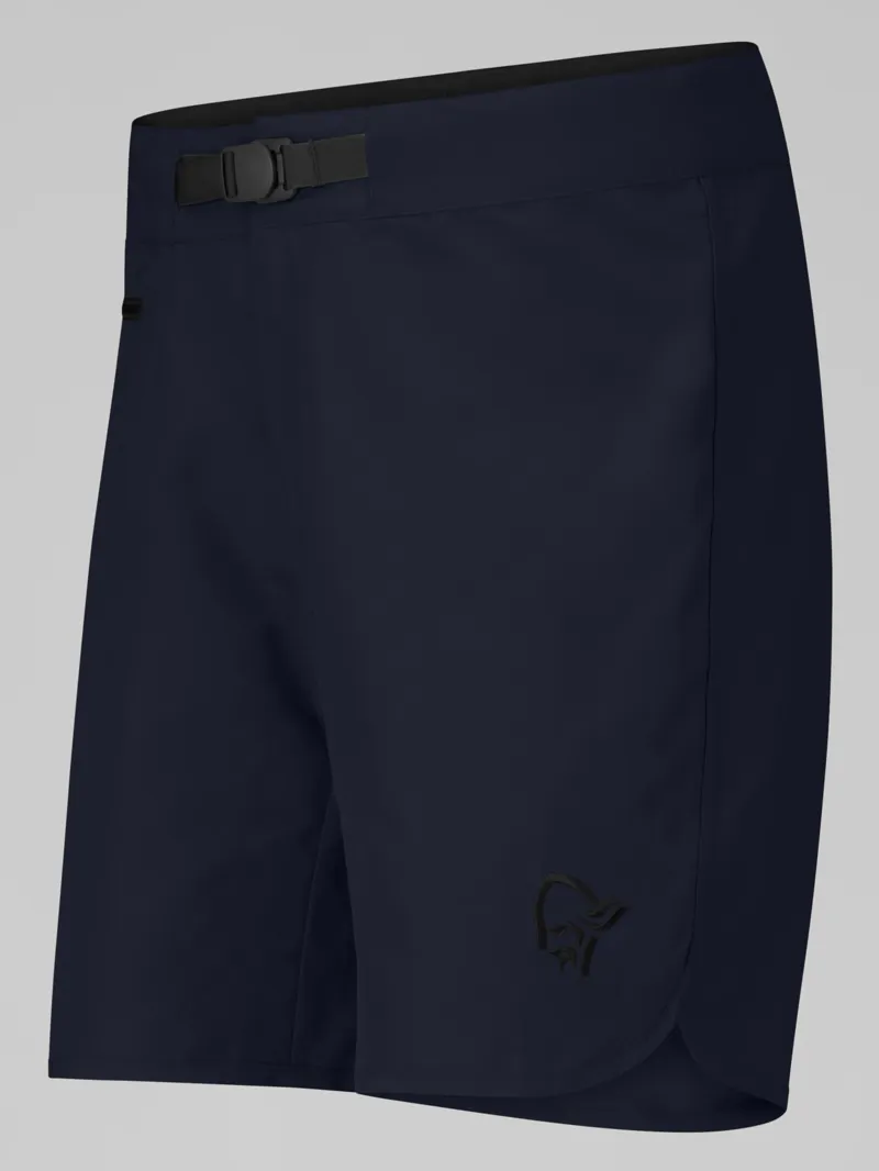 Norrona Men's Femund Silent Grid Shorts in Caviar Black-1