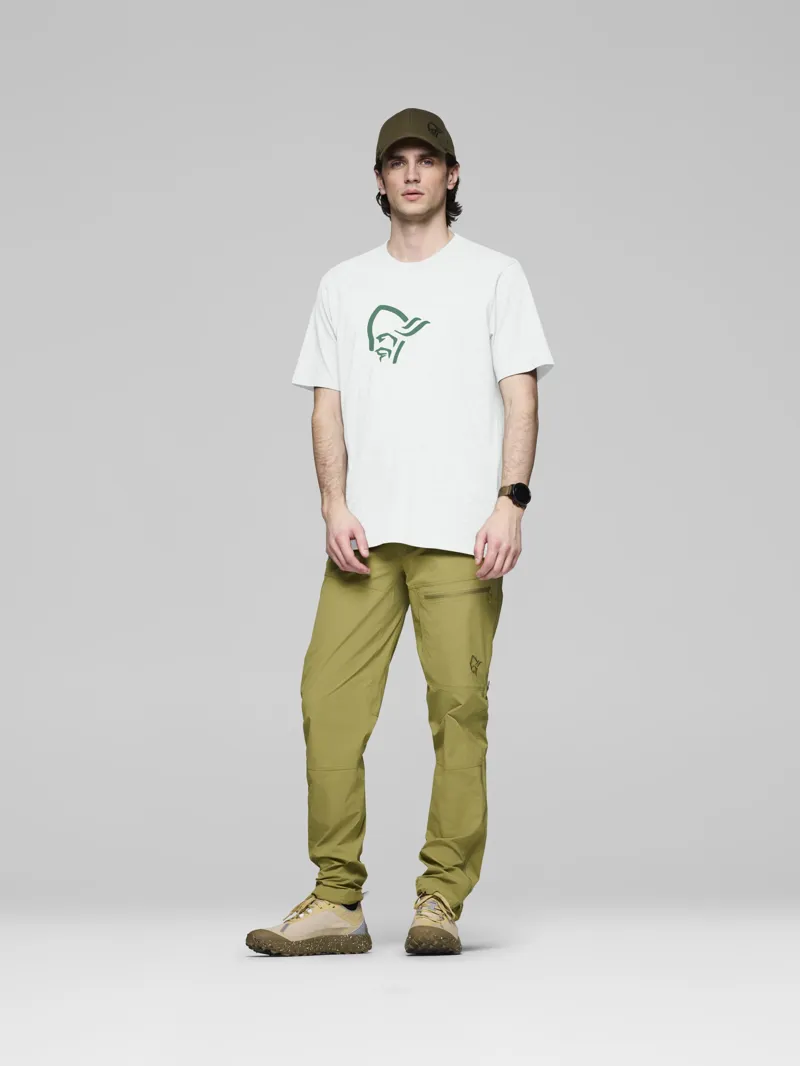 Norrona Men's /29 Cotton Viking T-Shirt in Pure White-3