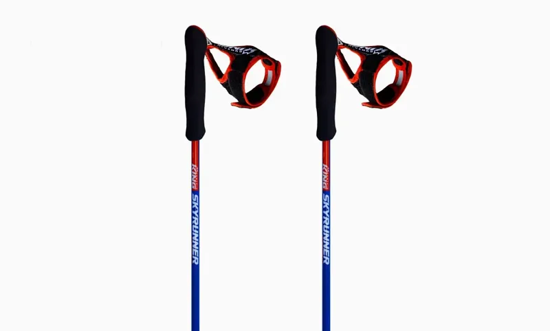 Mountain King SkyRunner EDGE 3 section in Blue/Red - Pair-4