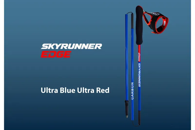 Mountain King SkyRunner EDGE 3 section in Blue/Red - Pair-6