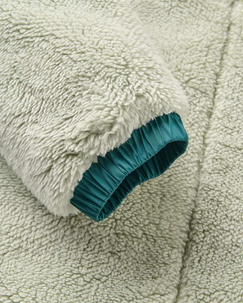 Passenger Women's Beaumont Sherpa Hooded Fleece in Seaglass-4