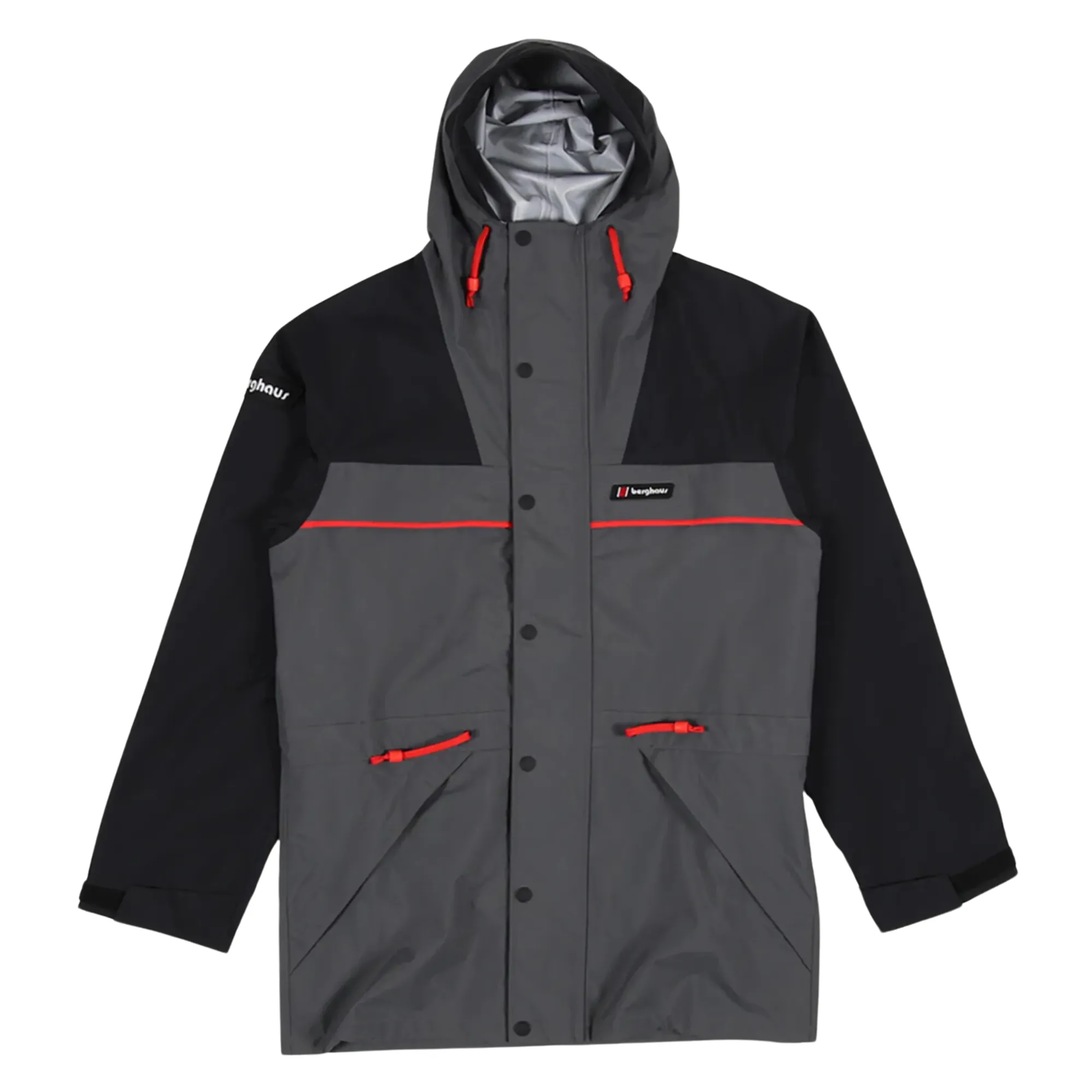 Berghaus Men's Tempest 89 Waterproof Shell Jacket in Grey/Black Berghaus Men's Tempest 89 Waterproof Shell Jacket in Grey/Black