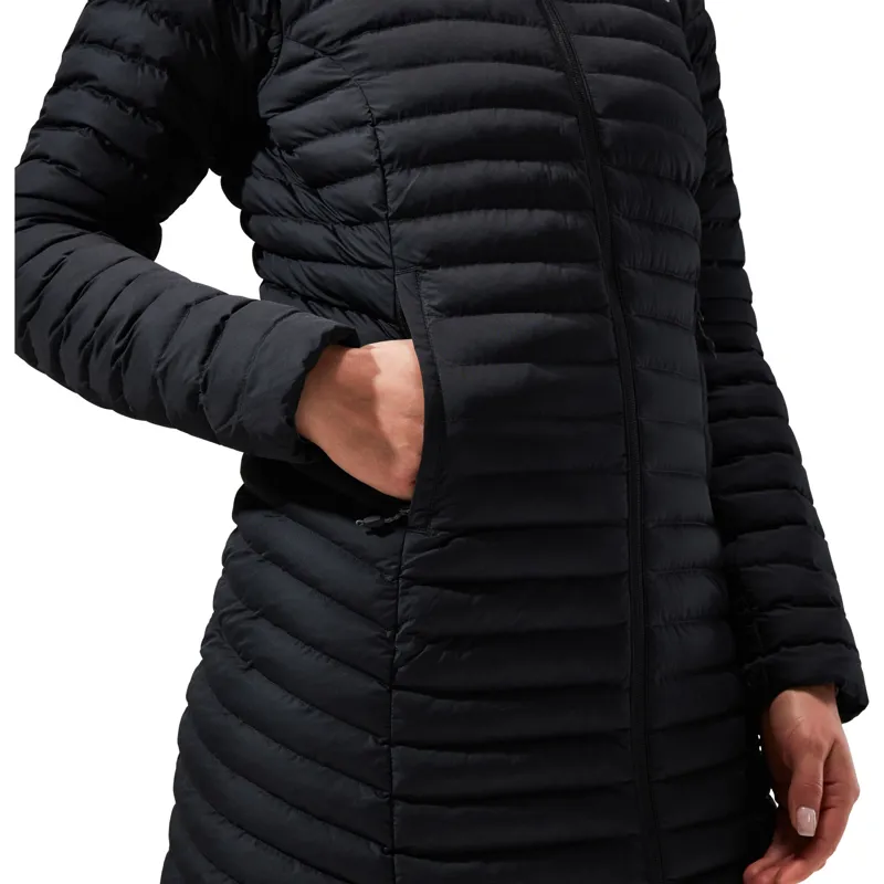 Berghaus Women's Nula Micro Long Insulated Jacket in Black-6