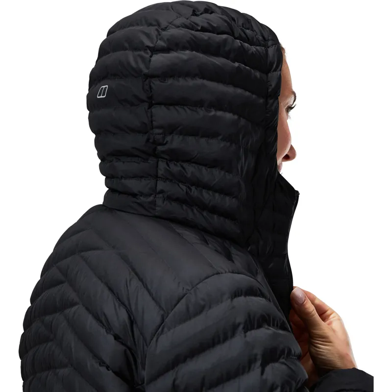 Berghaus Women's Nula Micro Long Insulated Jacket in Black-4