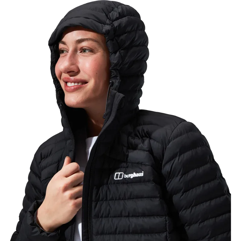 Berghaus Women's Nula Micro Long Insulated Jacket in Black-3