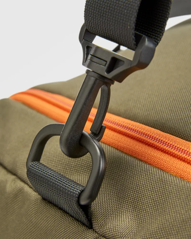 Passenger Boondocker Recycled 30L Duffel in True Black/Khaki-5