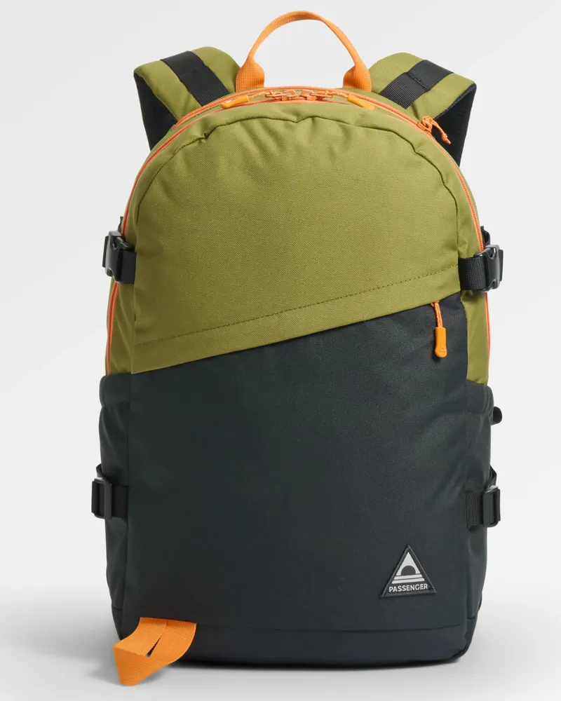 Passenger Boondocker Zip 22L Backpack in Black/Khaki-1