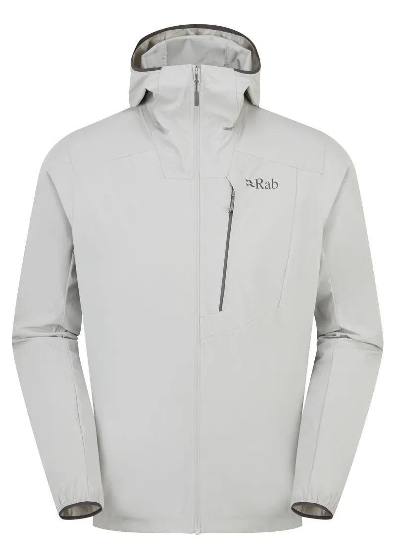 Rab Men's Borealis Alpine Hoody in Light Zinc