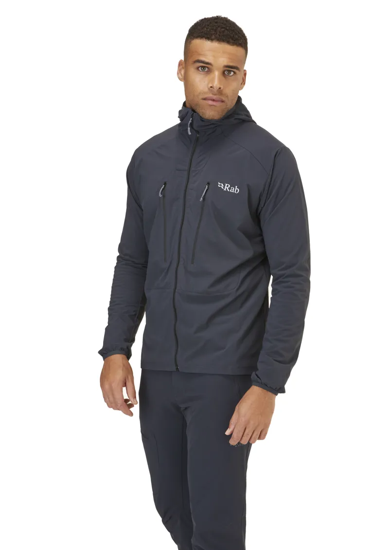 Rab Men's Borealis Lightweight Climbing Jacket in Beluga-1