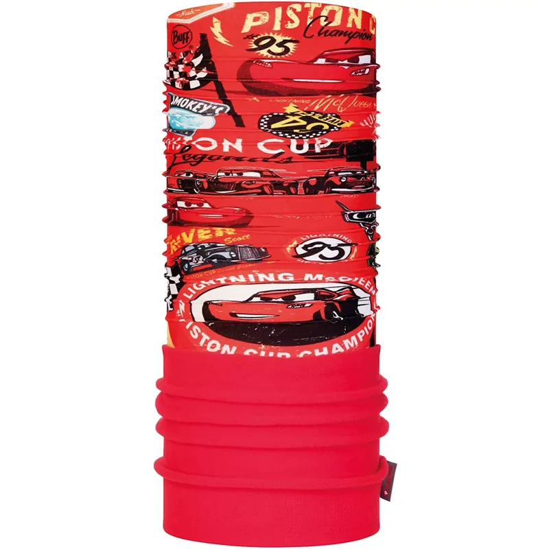Buff Junior Cars Piston Cup Polar Multi Neck Warmer in Red