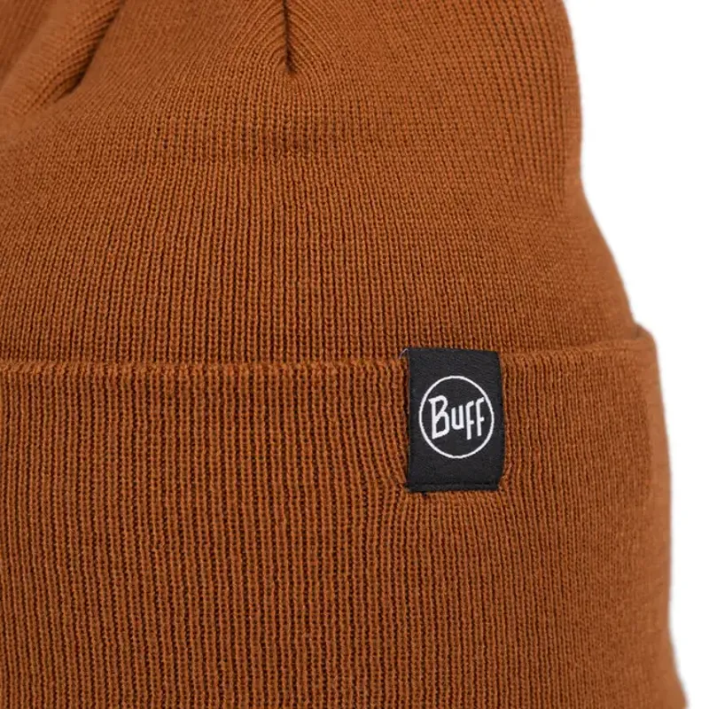Buff Knitted Beanie Lilon in Copper-3