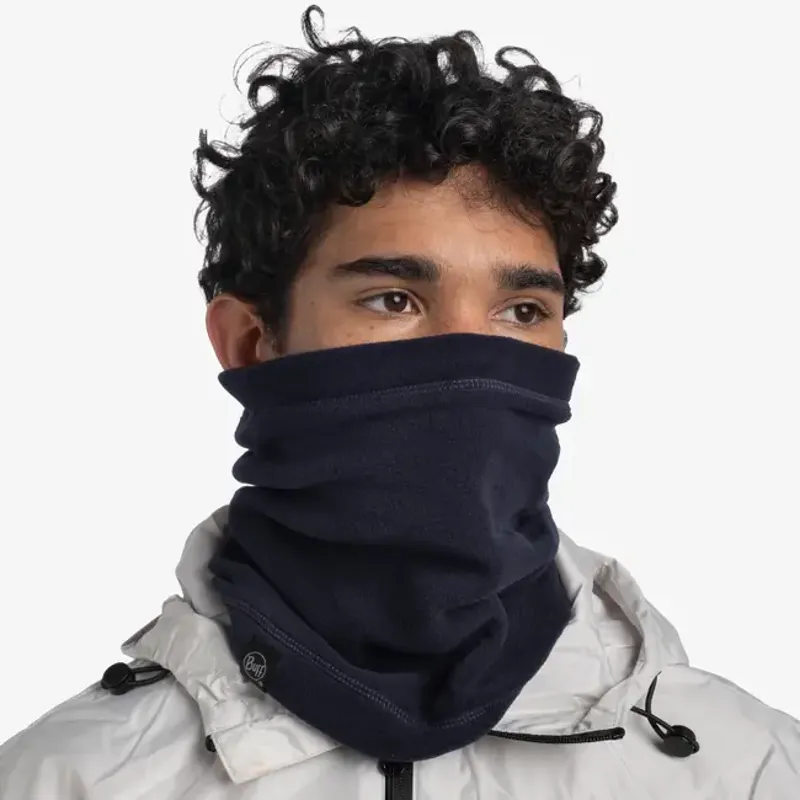 Buff Polar Neck Warmer Solid in Dark Navy-6