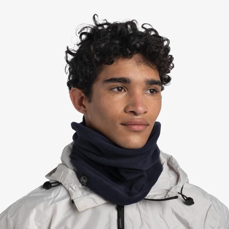 Buff Polar Neck Warmer Solid in Dark Navy-5