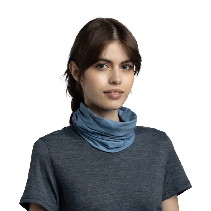 Buff CoolNet UV Neckwear in Solid Slate-2
