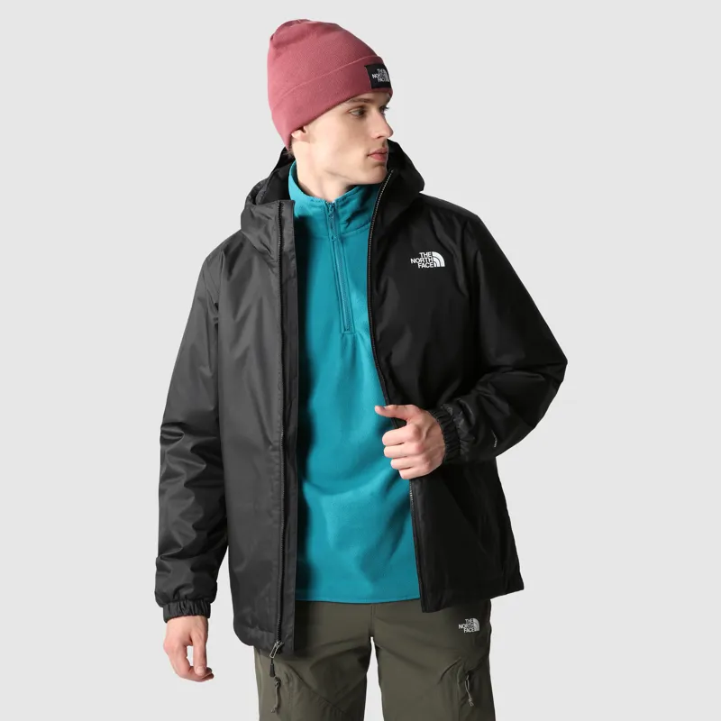 The North Face Men's Quest Insulated Waterproof Jacket in TNF Black/TNF White-4