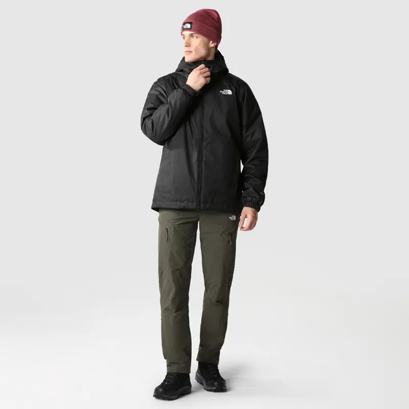 The North Face Men's Quest Insulated Waterproof Jacket in TNF Black/TNF White-5
