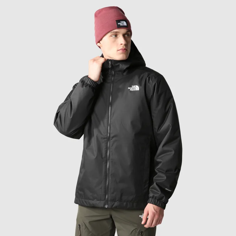 The North Face Men's Quest Insulated Waterproof Jacket in TNF Black/TNF White-2
