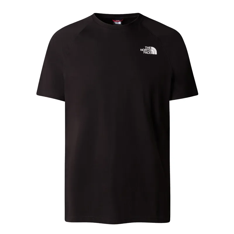 The North Face Men's Short Sleeved North Face T-Shirt in TNF Black/Summit Gold