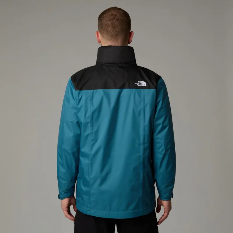 The North Face Men's Evolve II Triclimate Jacket in Mallard Blue/Black-6