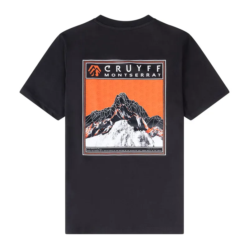 Cruyff Men's Aster T-Shirt in Black-1