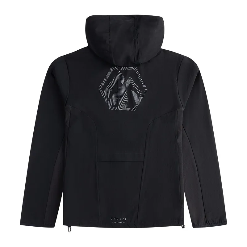 Cruyff Men's Essential Peak Jacket in Black-1