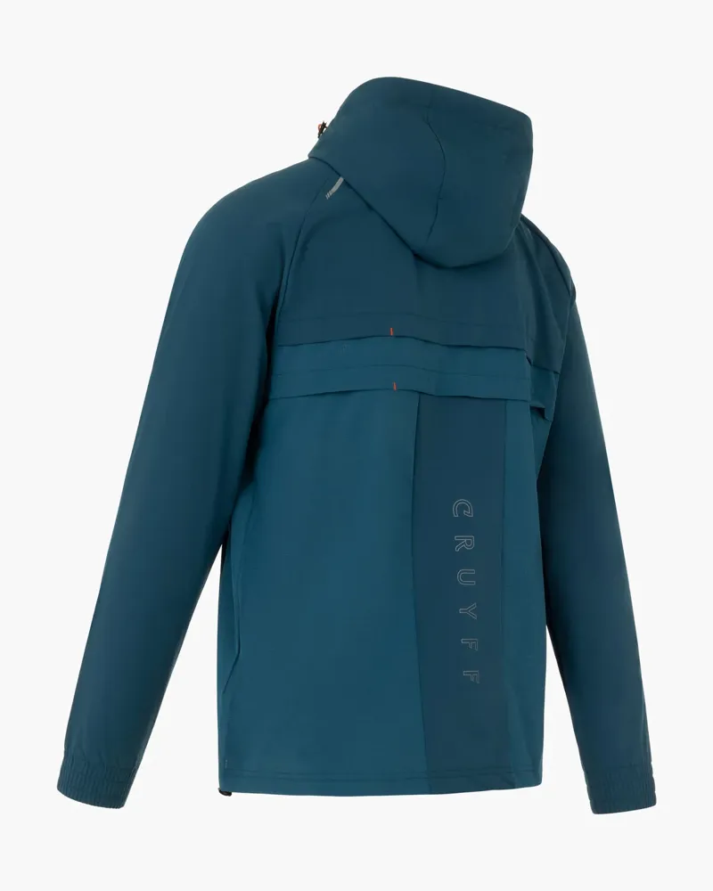 Cruyff Men's Torrid Windbreaker in Teal-3