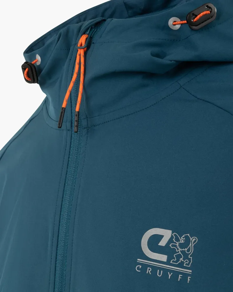 Cruyff Men's Torrid Windbreaker in Teal-4