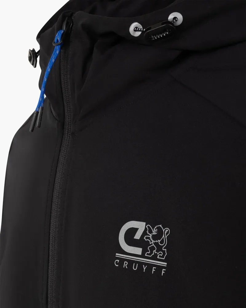 Cruyff Men's Torrid Windbreaker in Black-4