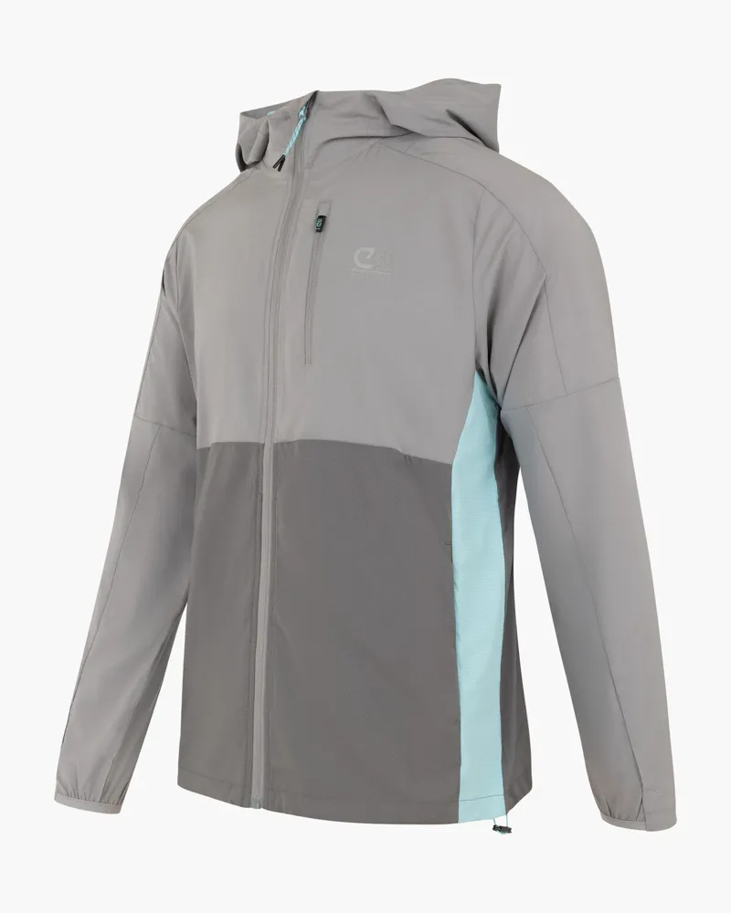 Cruyff Men's Igneous Windbreaker in Grey-1
