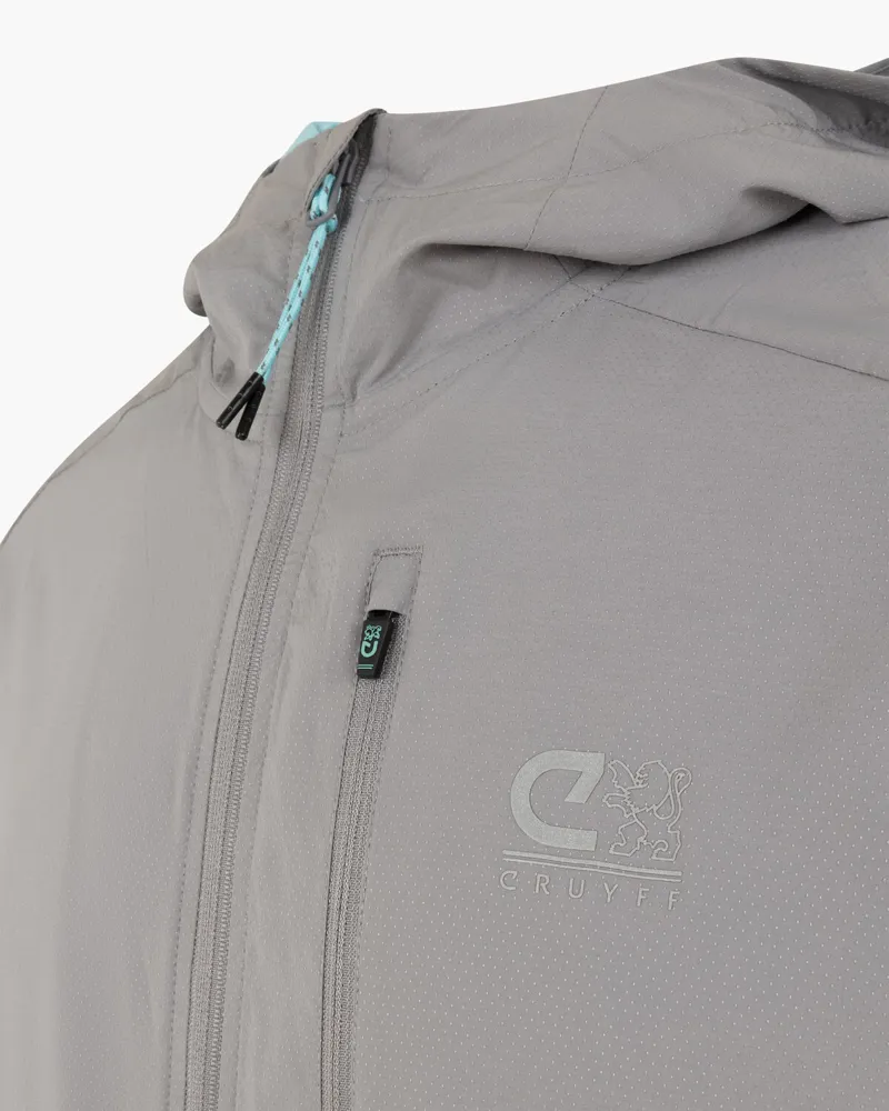 Cruyff Men's Igneous Windbreaker in Grey-5