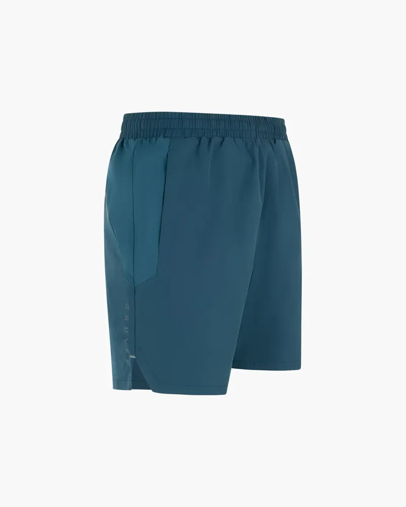 Cruyff Men's Flame Shorts in Teal-2