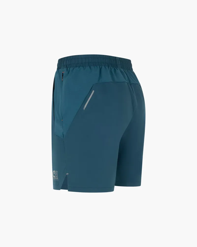 Cruyff Men's Flame Shorts in Teal-3
