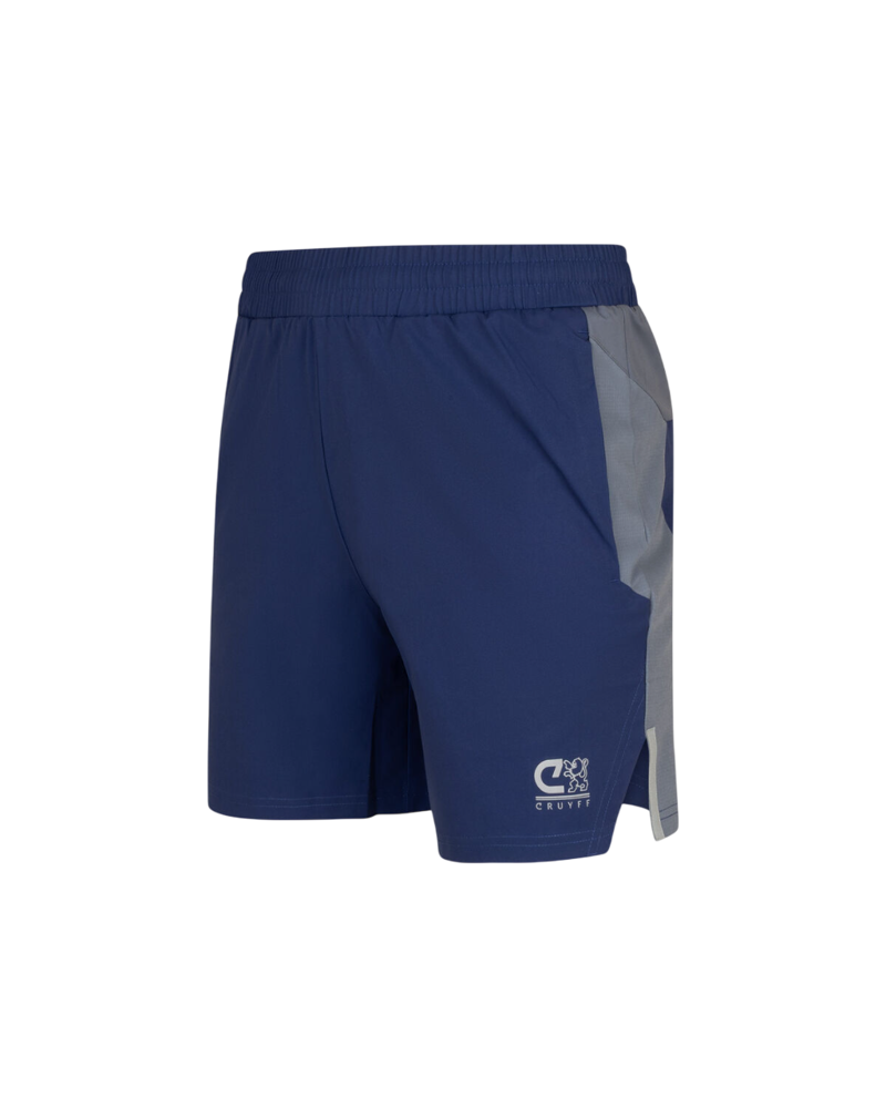 Cruyff Men's Recovery Shorts in Navy/Grey