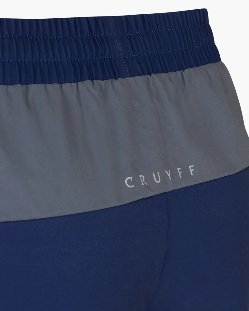 Cruyff Men's Recovery Shorts in Navy/Grey-4