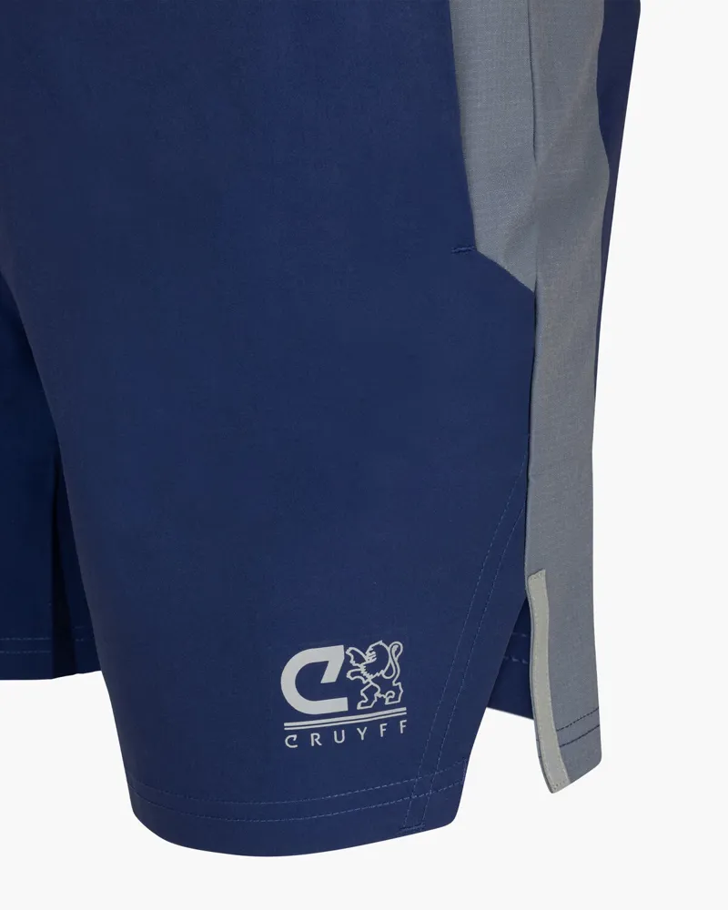 Cruyff Men's Recovery Shorts in Navy/Grey-5