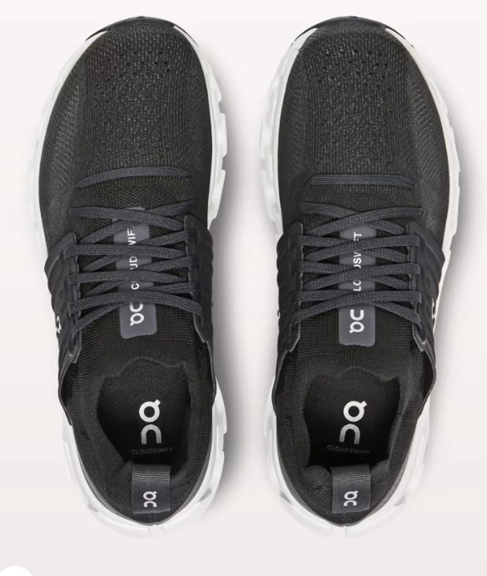 ON Running Men\'s 11  Cloudswift 3 Running Shoes Sneakers Black & White Men main image 2